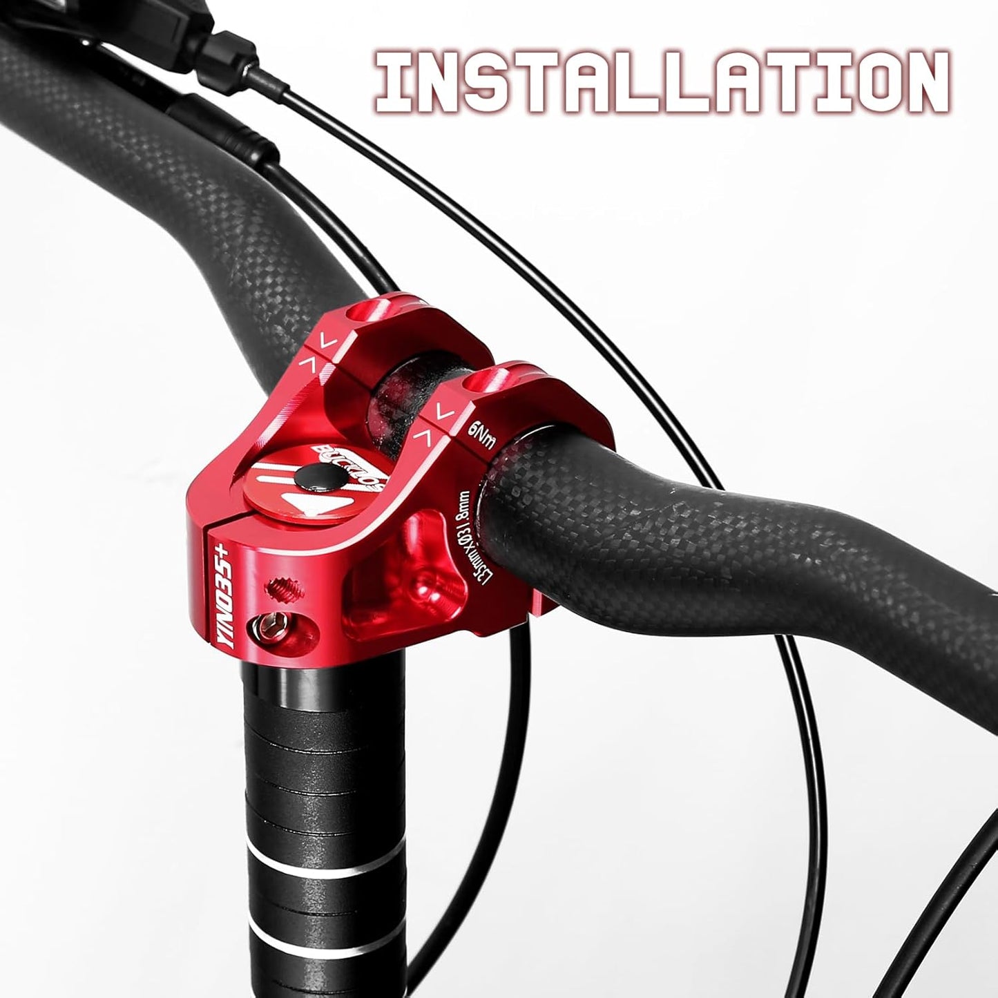 Mountain Bike Stem CNC Short Stem,35Mm Ultra-Light Hollow High-Strength Aluminum Alloy Downhill Riser MTB Stems Suitable for Xc/Bmx/Folding/Trail/Gravel/E Bike