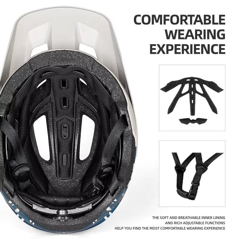 Mtb Helmet Cycling Bicycle Helmet Integrally-Molded Capacete Fox Casco Bicicleta Mtb Mountain Bike Accessories