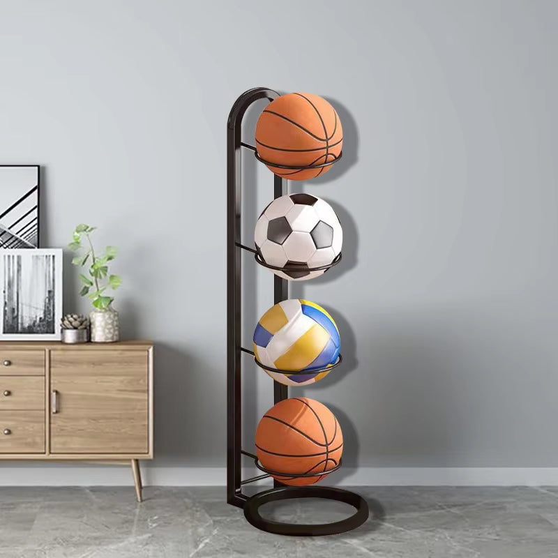 New Basketball Rack 3-Layer Basketball Rack Storage Ball Storage Rack Basketball Rack Ball Frame