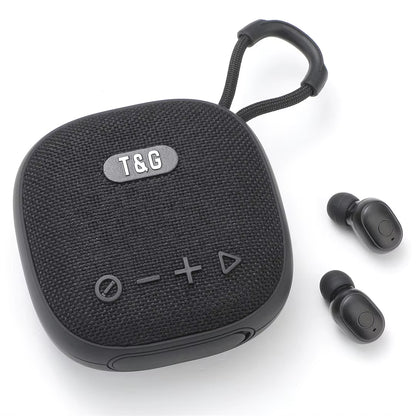 TG813 Bluetooth Speaker Paired with Headphone Speaker, Portable Outdoor Wireless Earbuds, Mini Speaker