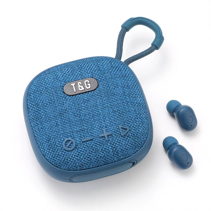 TG813 Bluetooth Speaker Paired with Headphone Speaker, Portable Outdoor Wireless Earbuds, Mini Speaker