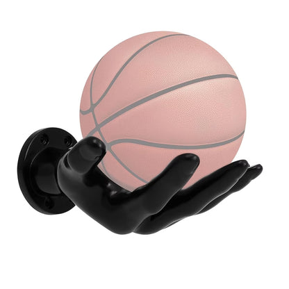 Hand Shaped Ball Rack for Wall Mounted Basketball Storage Rack Space Saving Sports Ball Holder for Basketball Football