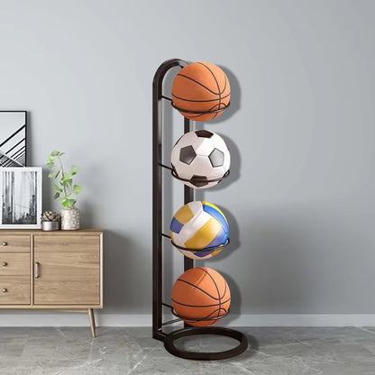 New Basketball Rack 3-Layer Basketball Rack Storage Ball Storage Rack Basketball Rack Ball Frame