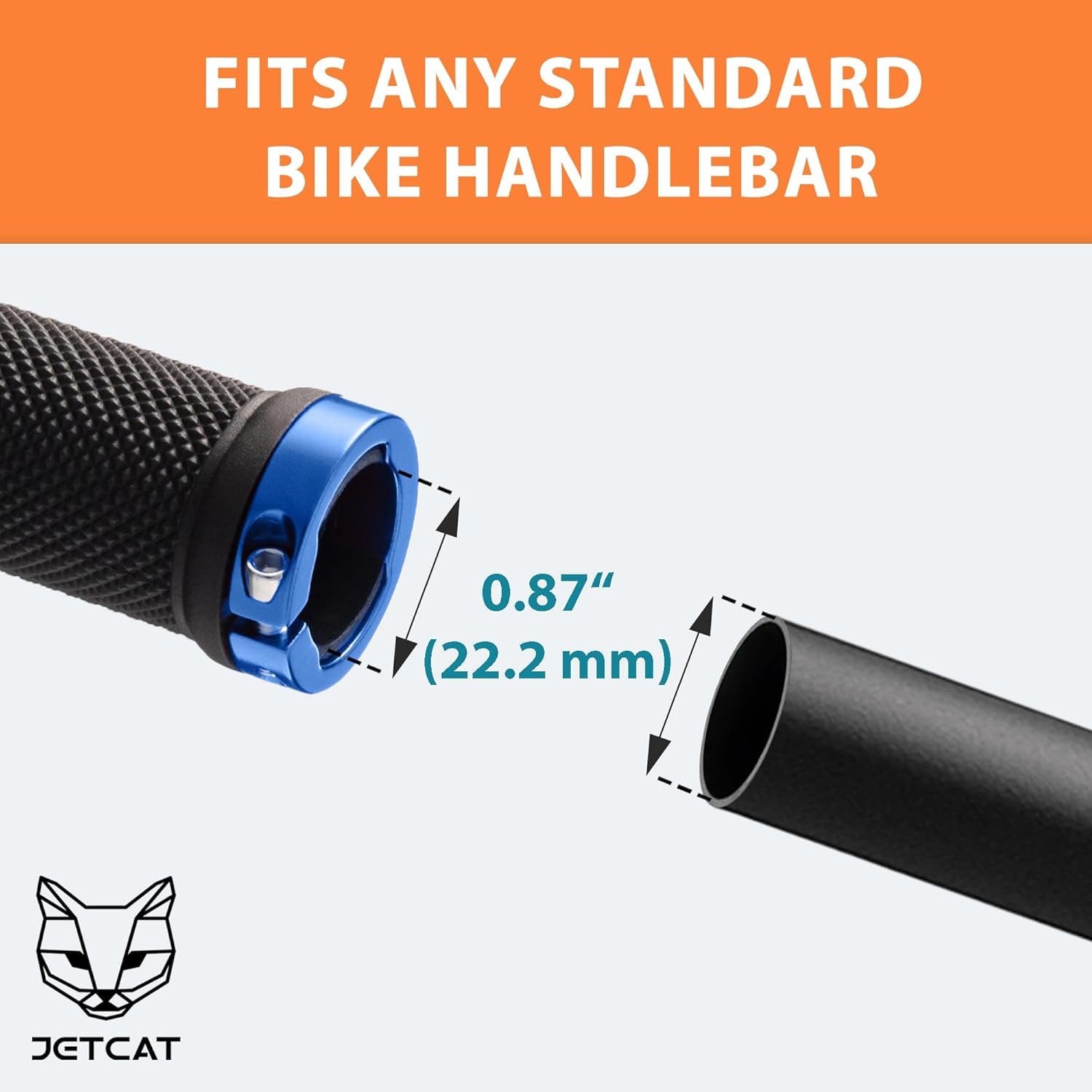 Bike Grips, Bike Handlebar Grips, Mountain Bike Grips Handlebar, BMX MTB Ebike Scooter, Bicycle Handlebar Handles for Adults, Lock On