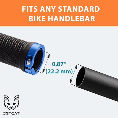 Bike Grips, Bike Handlebar Grips, Mountain Bike Grips Handlebar, BMX MTB Ebike Scooter, Bicycle Handlebar Handles for Adults, Lock On