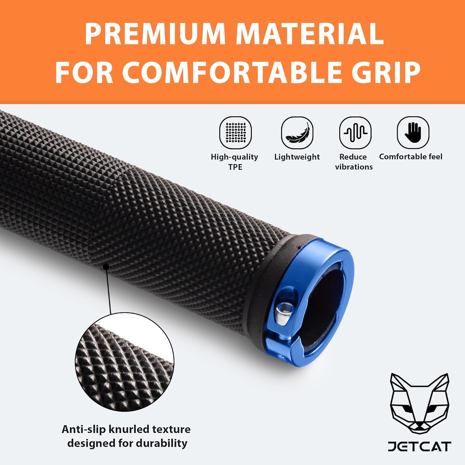Bike Grips, Bike Handlebar Grips, Mountain Bike Grips Handlebar, BMX MTB Ebike Scooter, Bicycle Handlebar Handles for Adults, Lock On